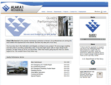 Tablet Screenshot of alakaimechanical.com
